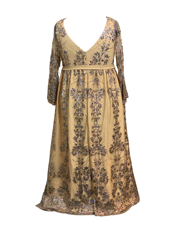 Elegant A-Line Dinner Gown