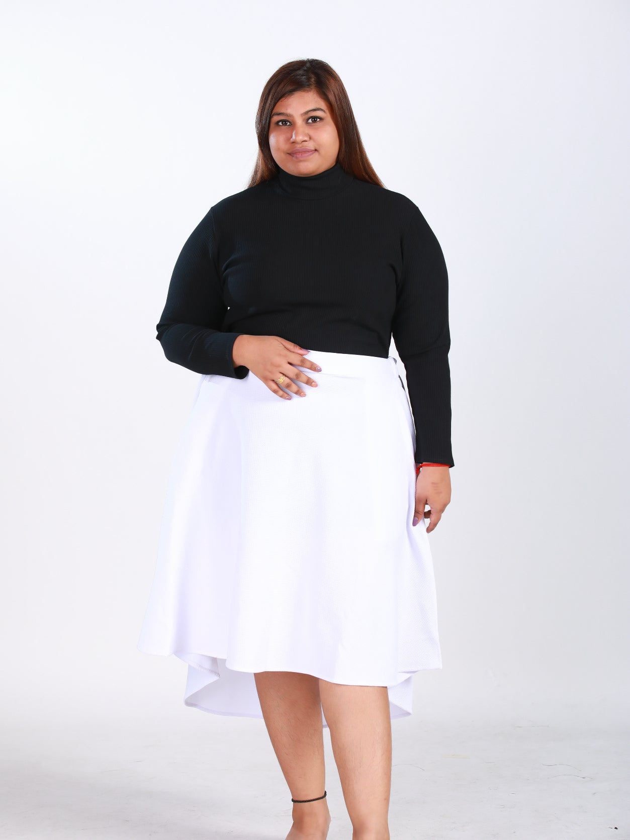 Plus Size Turtleneck in Black