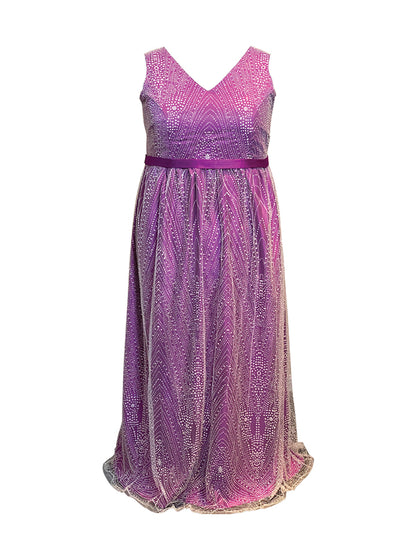 Lavender - A-Line Dinner Gown