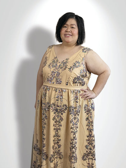 Elegant A-Line Dinner Gown