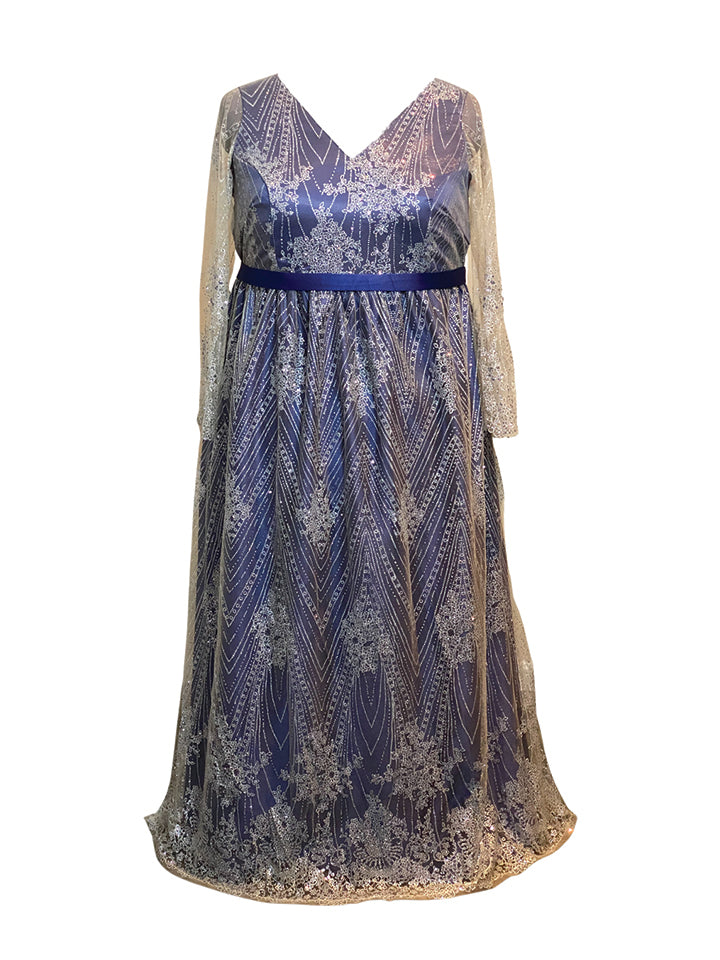 Navy - Classic Dinner Gown