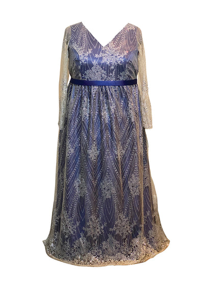 Navy - Classic Dinner Gown