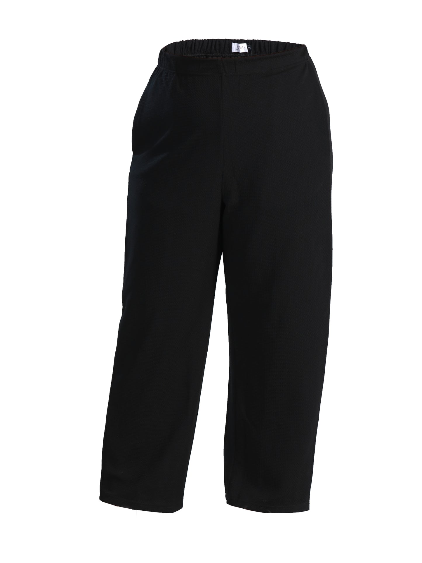 Plus Size High-Waist Pants in Black