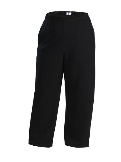 Plus Size High-Waist Pants in Black